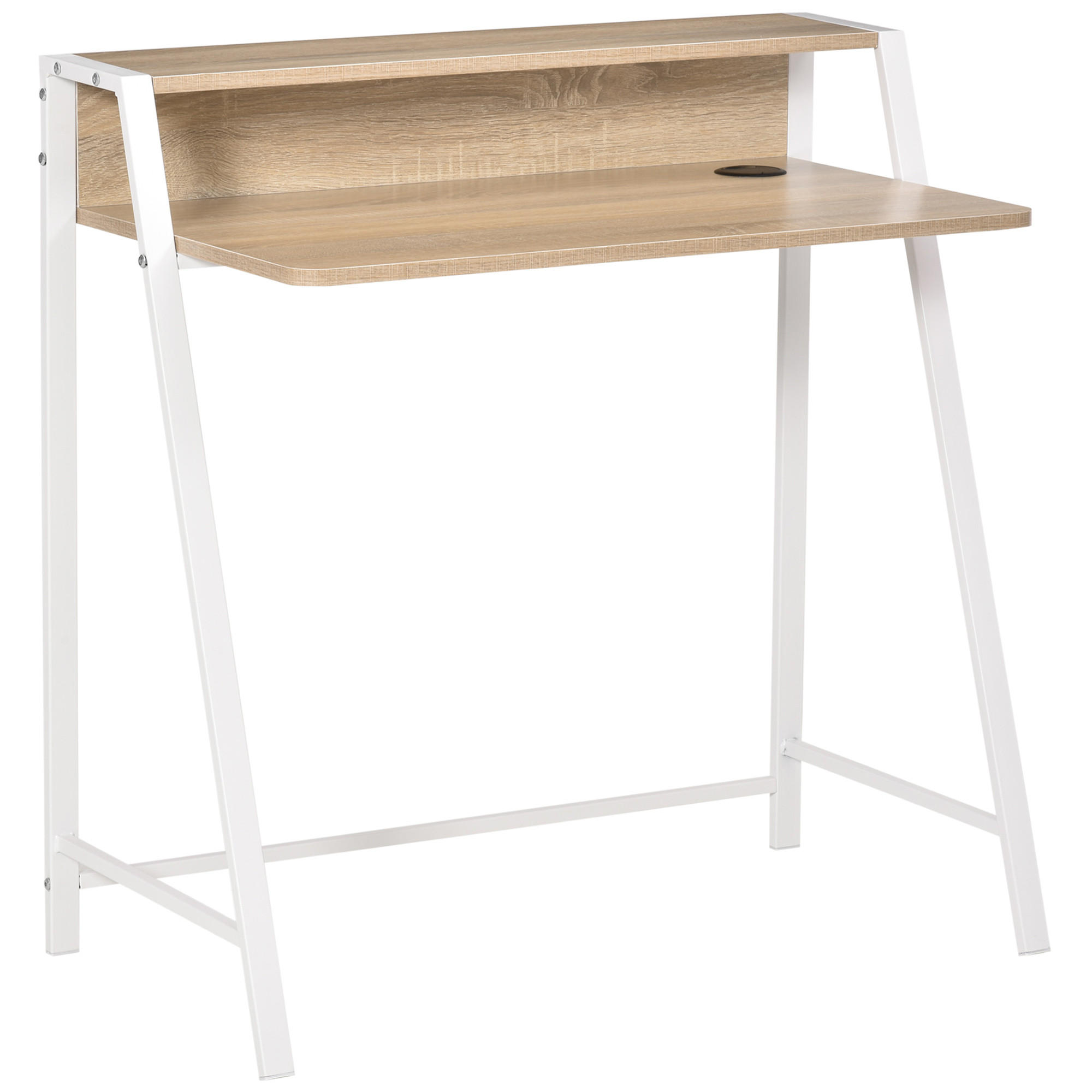 BÜROTISCH Eiche 1 Stück - Eichefarben, Holzwerkstoff (45/85/84cm) - GiPP