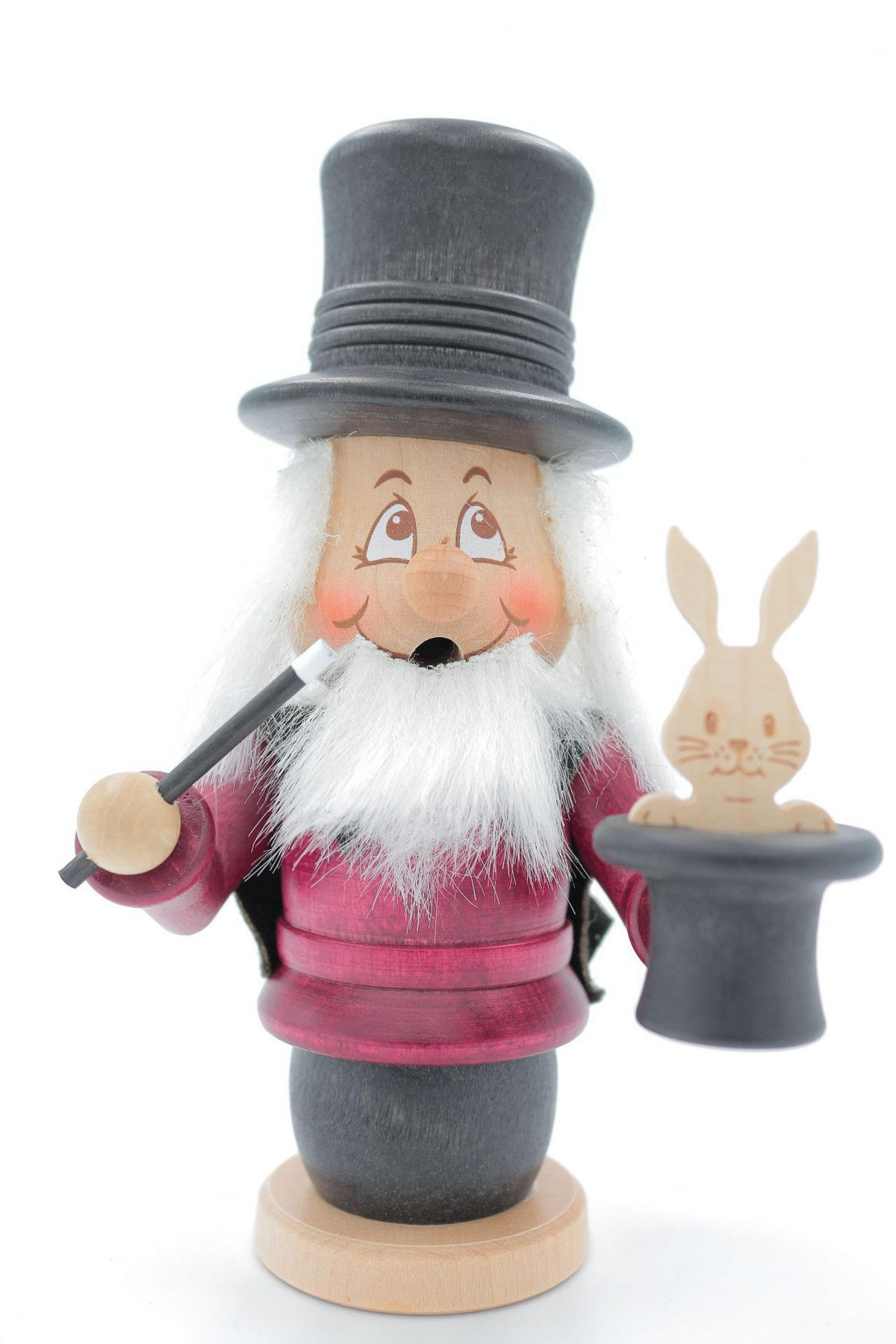 RAUCHFIGUR Wichtel Zauberer 15cm - Multicolor, Holz (9/15/0.1cm)