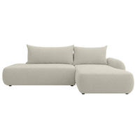ECKSOFA Munduk I mit Schlaffunktion, Creme - Creme, Textil (302/184cm) - Fedve