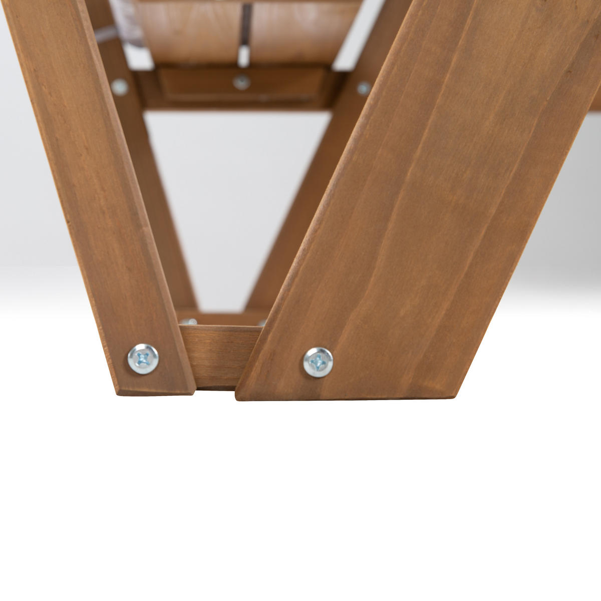 KINDERSITZGRUPPE PICKNICK for 4' Outdoor +, teak, mit Lehne und Bankkissen - Teakfarben, Holz - Roba