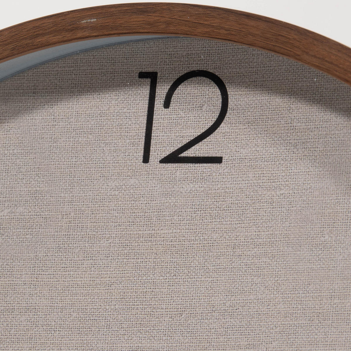 WANDUHR minimalistisches Zifferblatt 30/30/4,5 cm - Braun, Kunststoff (30/4.5/30cm) - Home Styling Collection