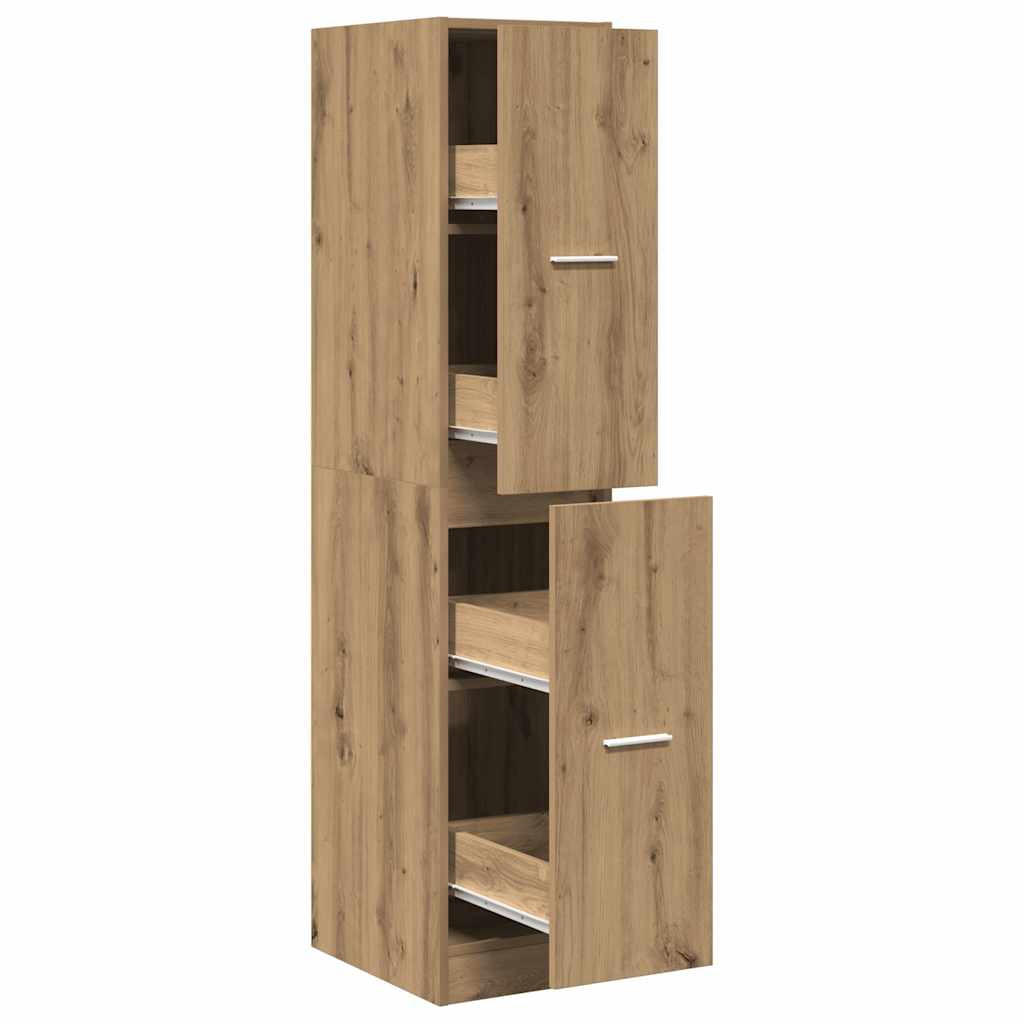 vidaXL Apothekerschrank Braun 41x144.5x30 cm