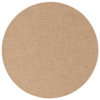 IN- & OUTDOOR FLACHGEWEBE TEPPICH PORTO RUND - Sandfarben, Textil (200/200cm) - Snapstyle