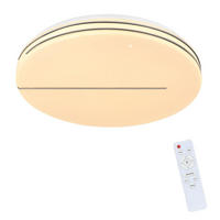 LED-DECKENLEUCHTE Hera 40/40/6cm - Weiß, Metall (40/40/6cm) - ZMH