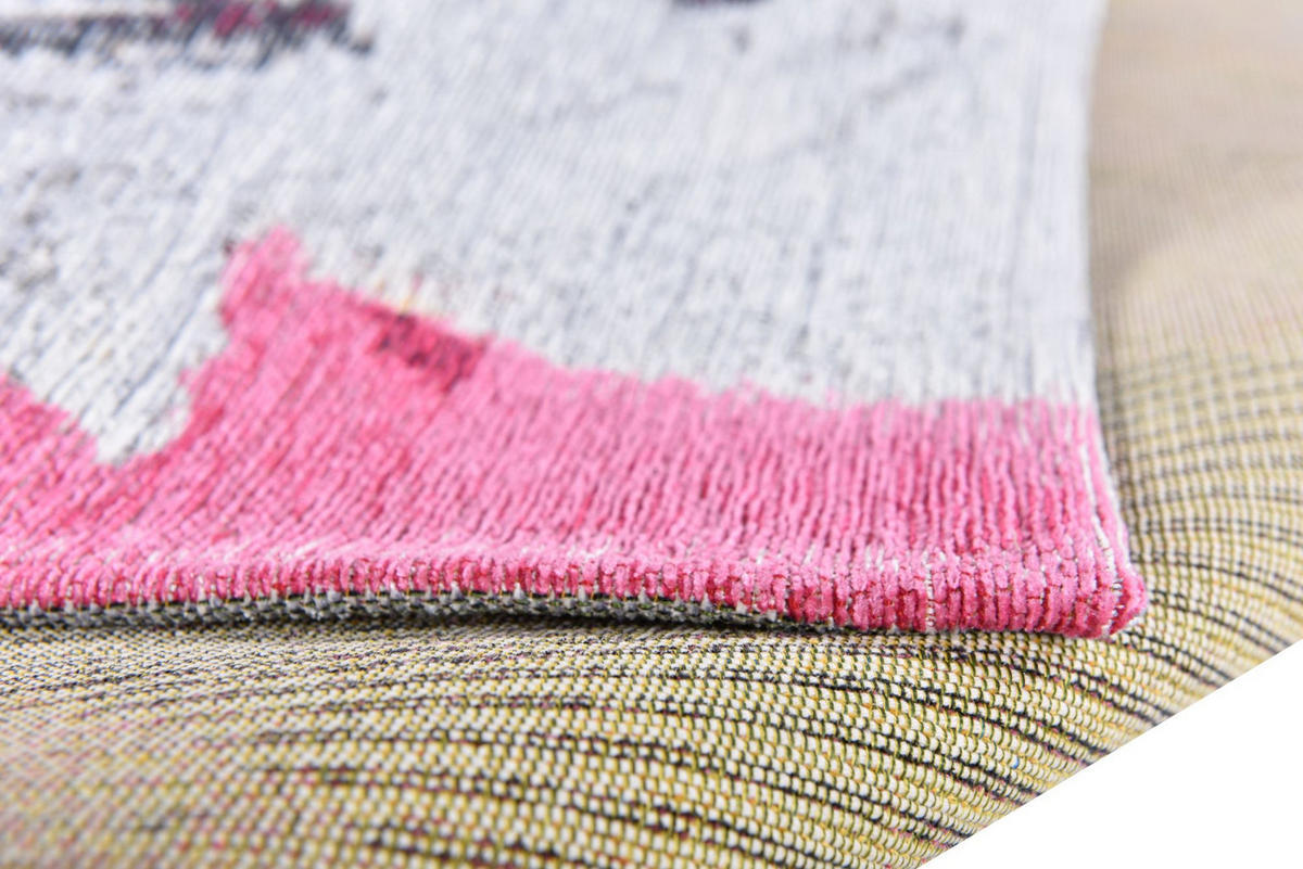 FLACHWEBETEPPICH Cosima 80x160 cm - Multicolor, Textil (80/160cm) - Gino Falcone