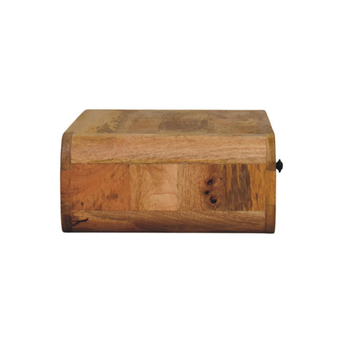 NACHTKASTEN Avora Wandmontiert Eichenoptik, 1 Schublade, Beige - Beige/Messingfarben, Holz/Metall (45/15/32cm) - Artisan Furniture