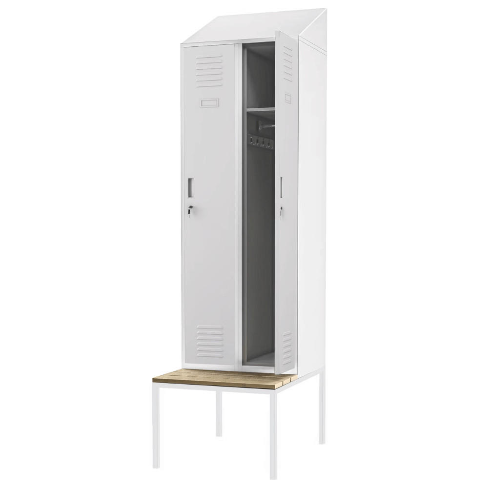 Jan Nowak Umkleideschrank Grau 60x229.5x85 cm