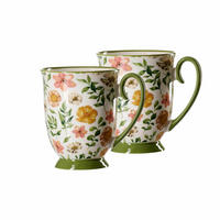 HENKELBECHER Malo grün 320 ml 2er Set - Grün, Keramik (0.32L) - Ritzenhoff Breker