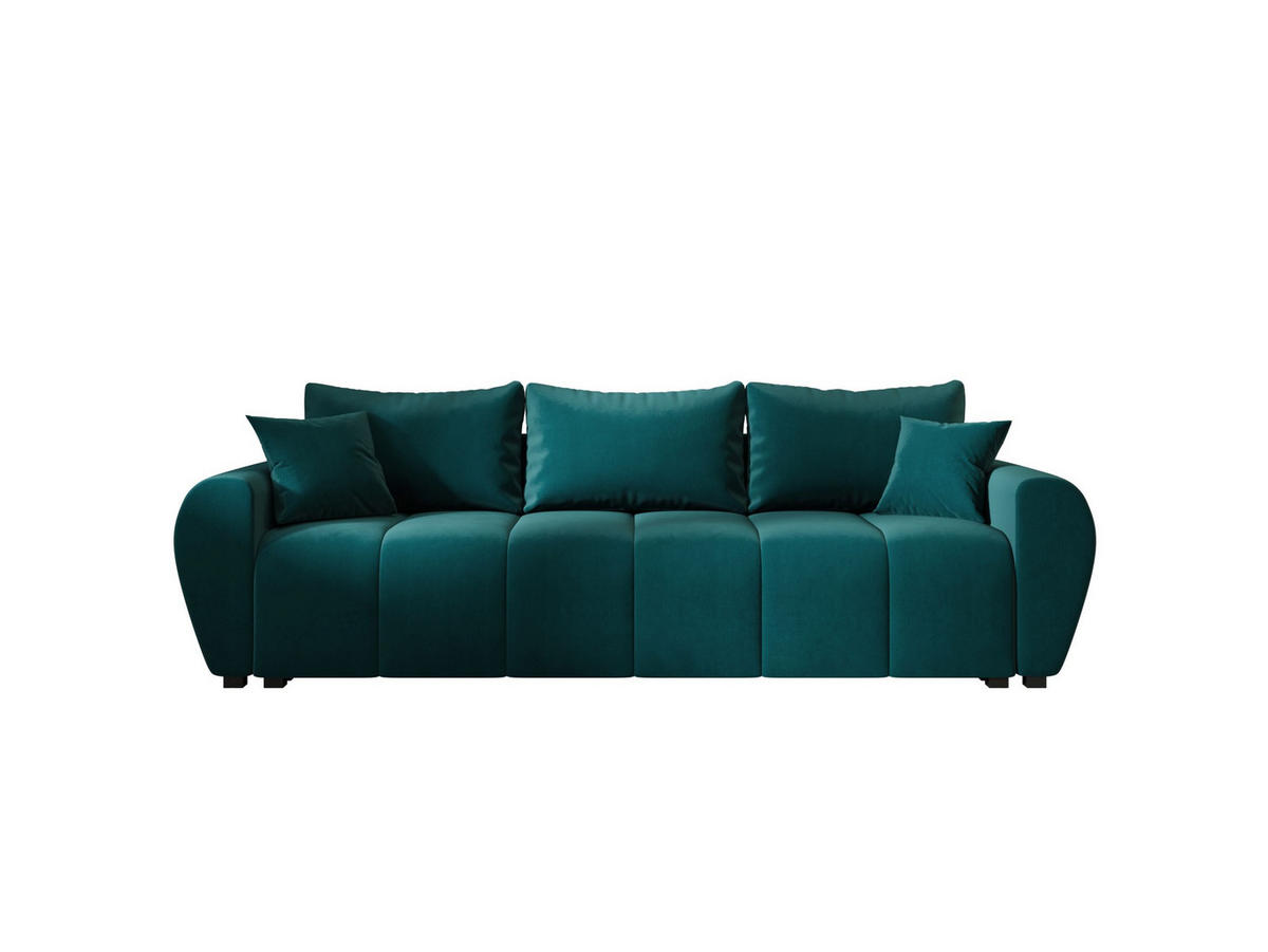 SOFA MOLISA mit Schlaffunktion ITAKA 39 mit Stauraum - Violett, Textil (86/82/246cm) - Bedante