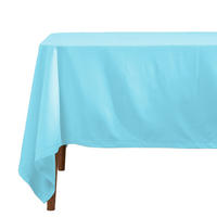 TISCHDECKE hellblau 178/300 cm, 100% Baumwolle - Hellblau, Textil (178/300cm) - Homescapes
