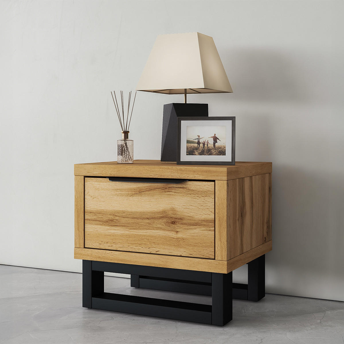 NOČNÍ STOLEK Eden Dřevo - hnědá, kompozitní dřevo (55/49/45cm) - Petits-meubles