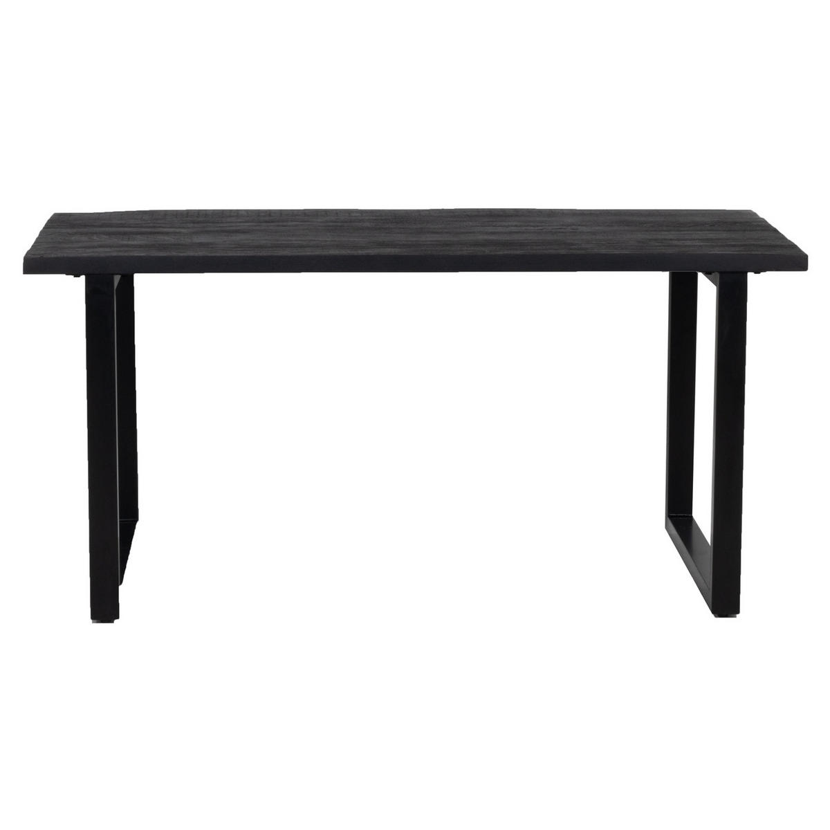 ESSTISCH aus Mangoholz 160cm, schwarz - Schwarz, Holz (160/90/76cm) - Giga Meubel