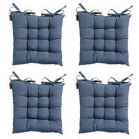SITZKISSEN Panama 46/46 cm 4er-Set - Dunkelblau, Textil (46/6/46cm) - Madison