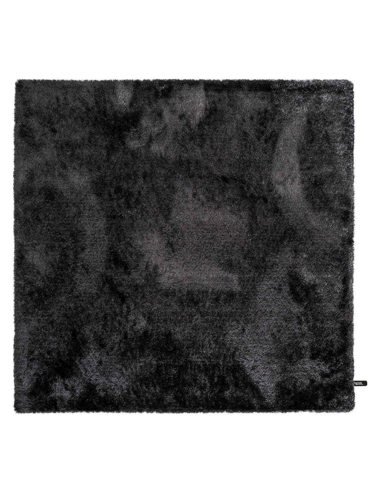 HOCHFLORTEPPICH Whisper Anthrazit 200x200 cm - Anthrazit, Textil (200/200cm) - benuta Nest