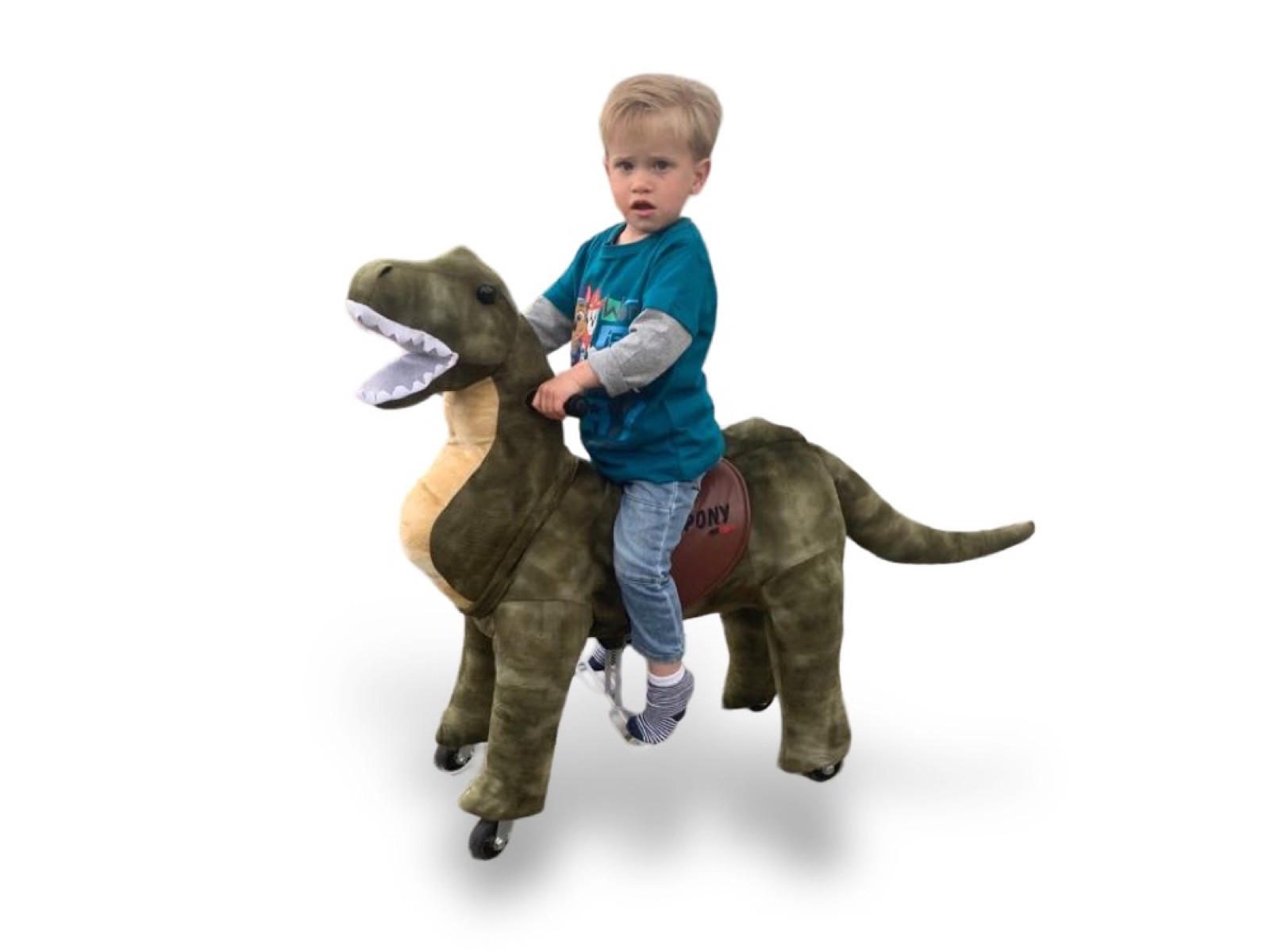 REITDINO Rex Größe M - Grün, Kunststoff (97/35/100cm) - TPFLiving