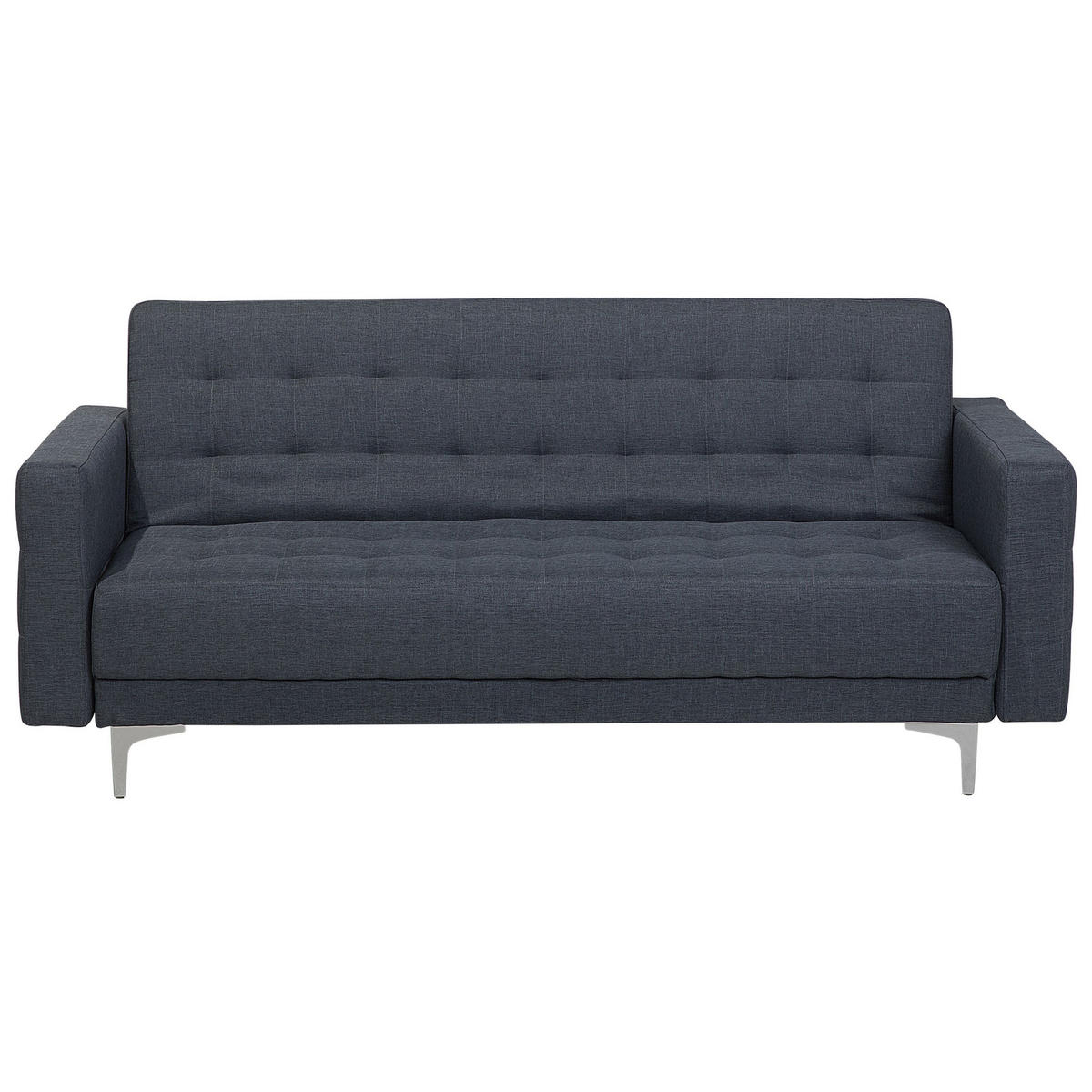 3-SITZER-SCHLAFSOFA Polsterbezug Dunkelgrau Aberdeen - Dunkelgrau, Textil (186/83/88cm) - Beliani