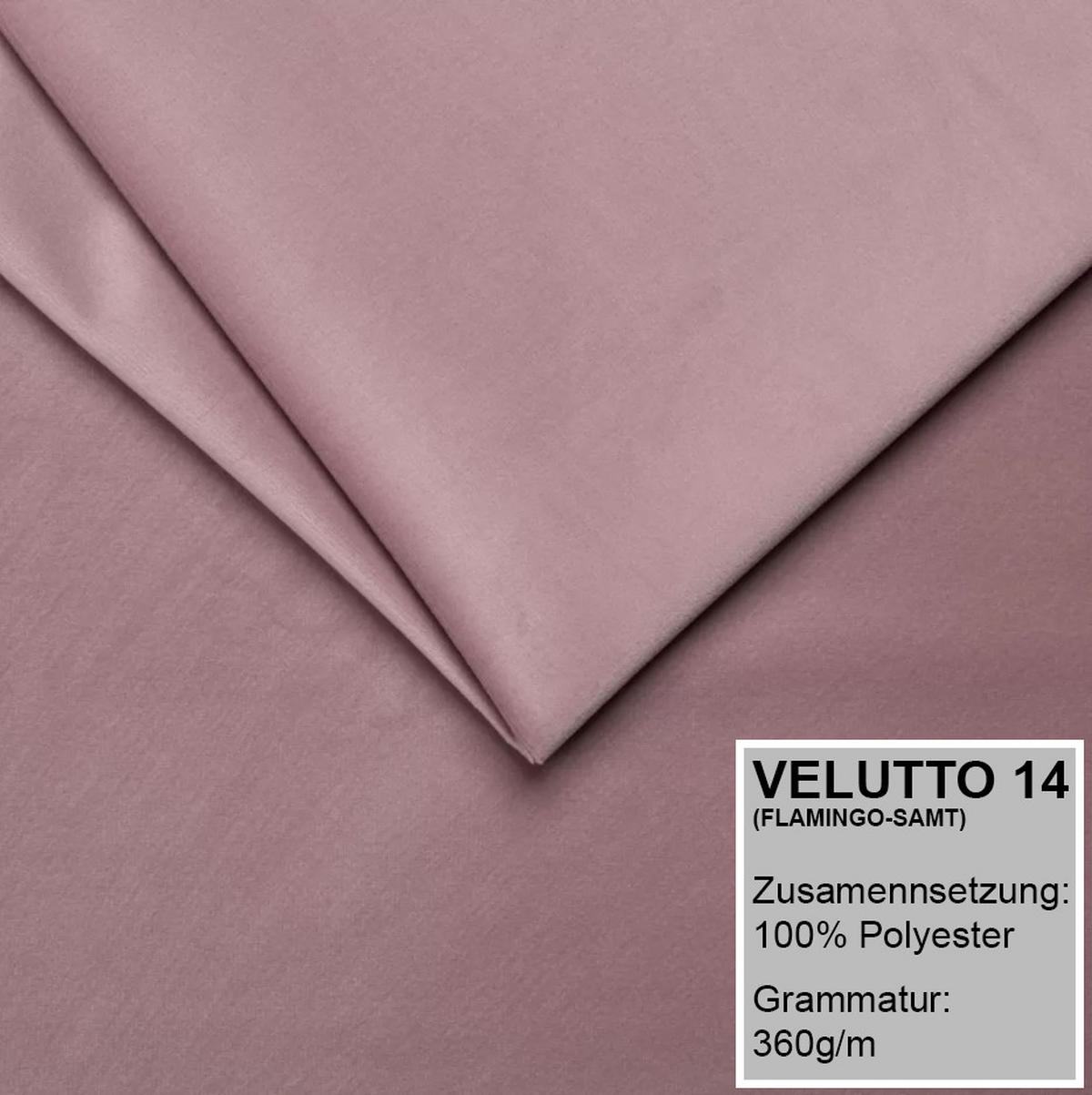 POLSTERBETT OLKE-OM 180 x 200 in Rosa - Rosa, Textil (180/200cm) - A&J MöbelLand