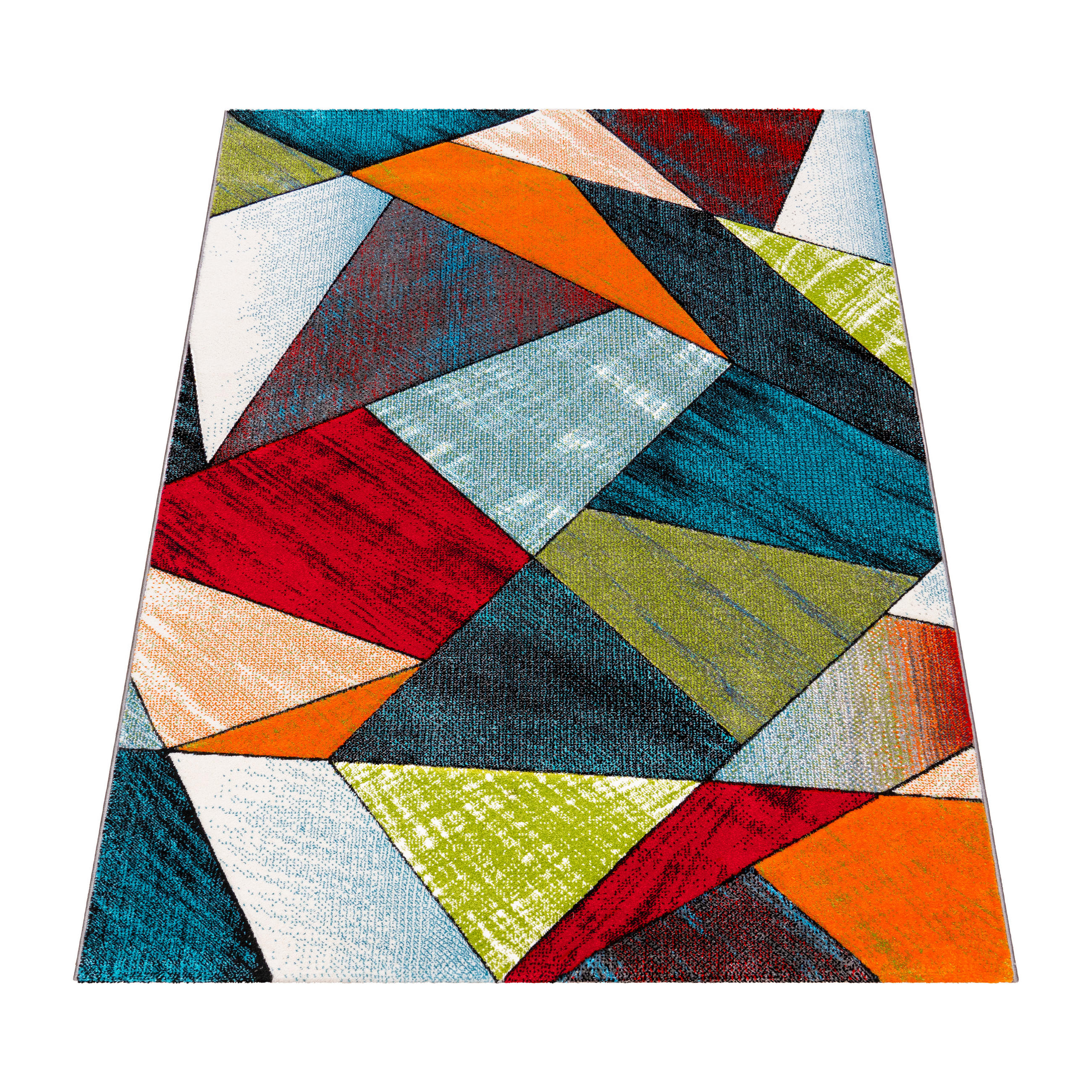 Paco Home Kurzflorteppich Mehrfarbig 60x110 cm