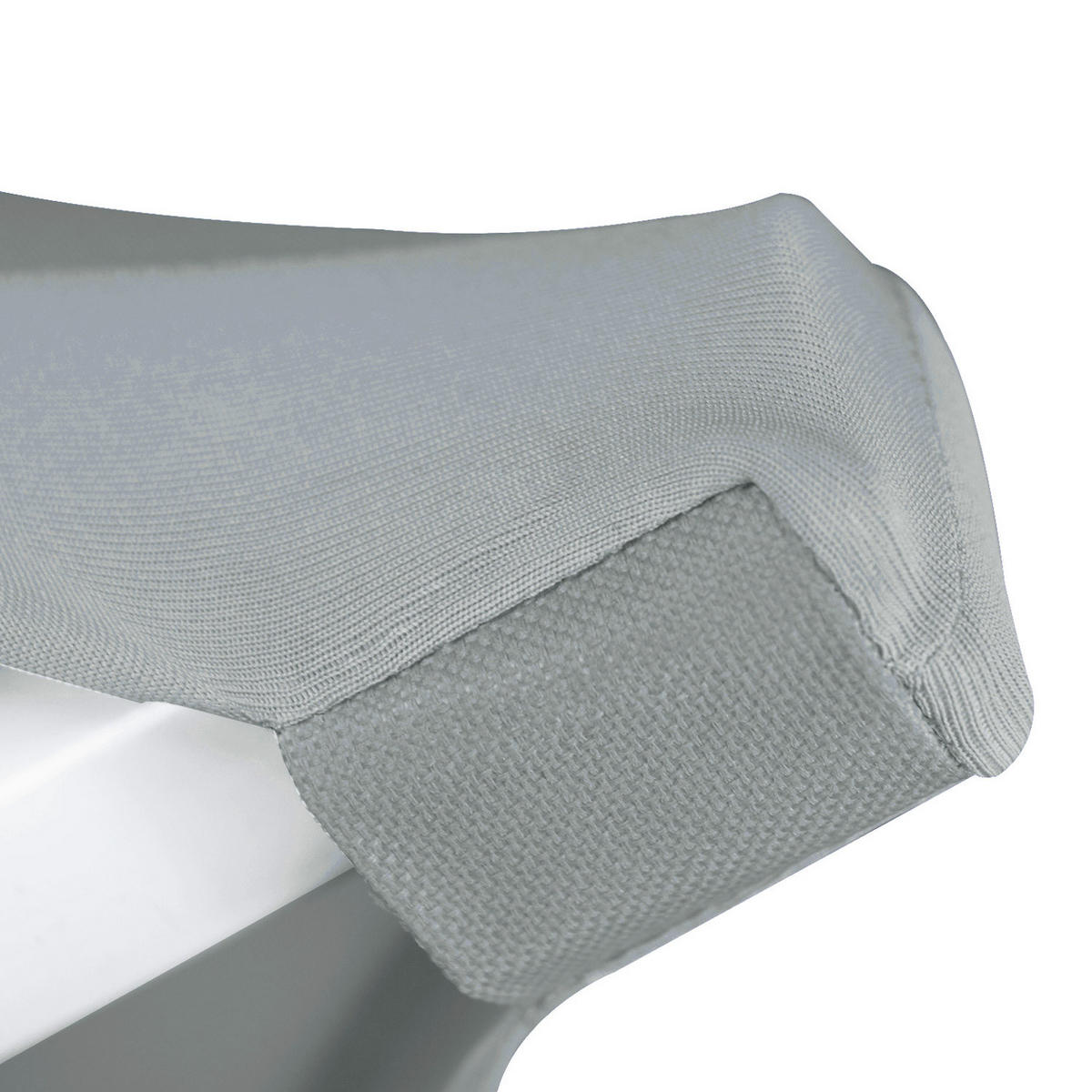 STEHTISCHHUSSE Stella Ø 80cm Silber (5tlg) - Silberfarben, Textil (80/80cm) - Beautissu 