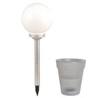 LED AUSSENLEUCHTE Weiß 2er Set - Weiß, Kunststoff (20/20/62cm)