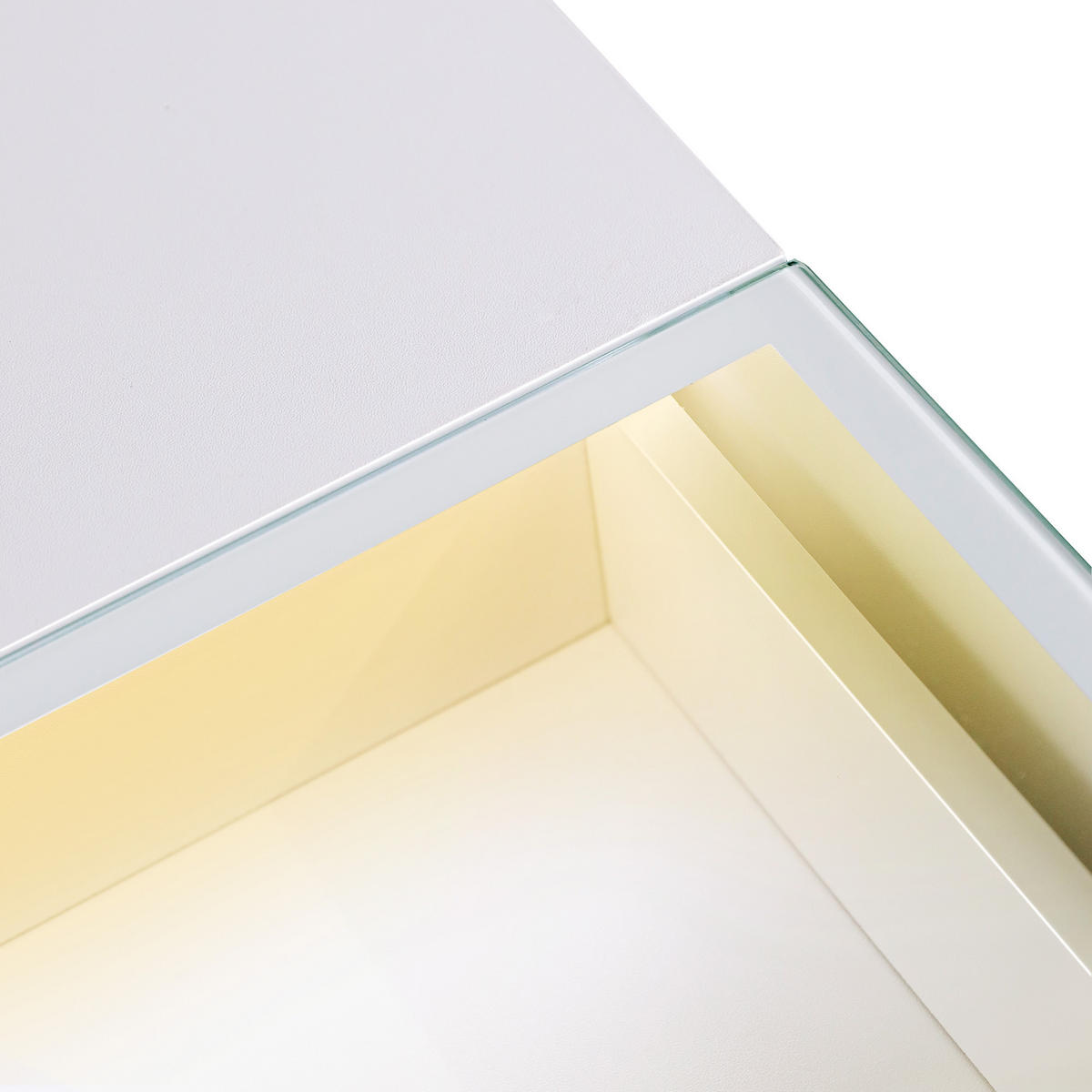 SCHMINKTISCH mit 2 Schubladen 100/55/81 CM und LED Beleuchtung Schminkspiegel Lichtleiste weiß 30/41 cm - Weiß, Holz/Metall (55/81/100cm) - VANITII