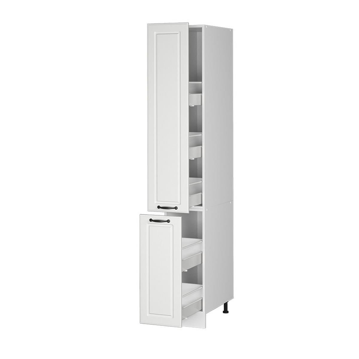 APOTHEKERSCHRANK R-Line Weiß 30 cm - Creme/Weiß, Holzwerkstoff (30/206.8/57.2cm) - Vicco