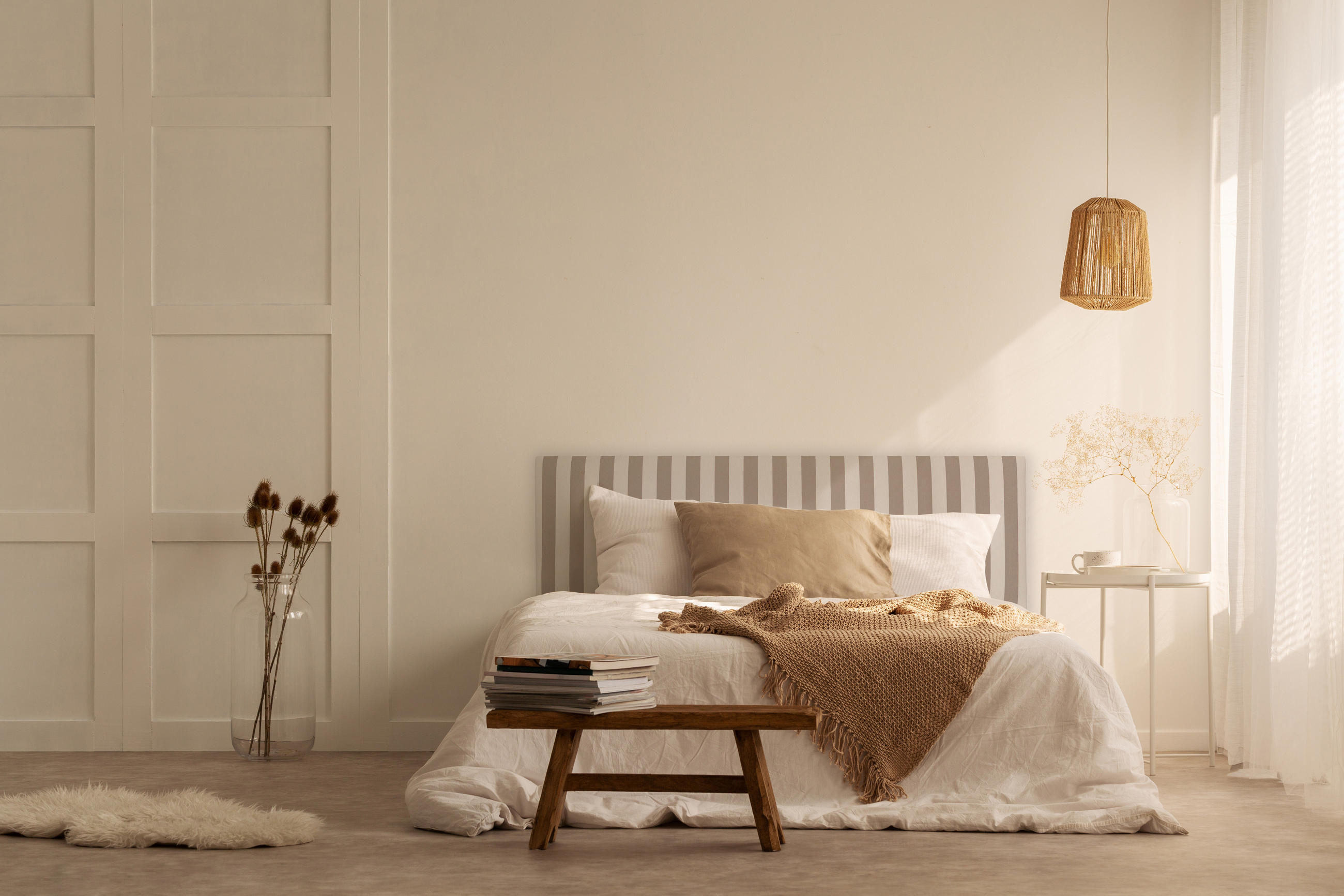 Thumbnail - RNT By Really Nice Things Kopfteil, Beige, Textil, 165x52x3 cm, Bett-Kopfteile