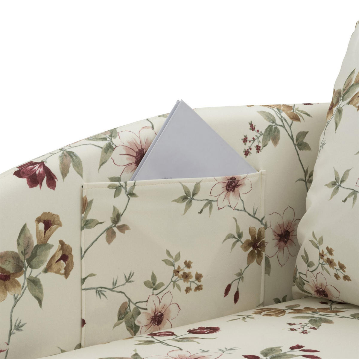 RECAMIERE Armlehne rechts Kalila Flachgewebe weiß - Weiß, Kunststoff (154/86/93cm) - 58aufmkessel