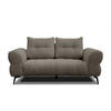 SOFA SALVINI 2-Sitzer, taupe - Taupe/Schwarz, Holzwerkstoff/Textil (176/88/99cm) - Courtois Laville