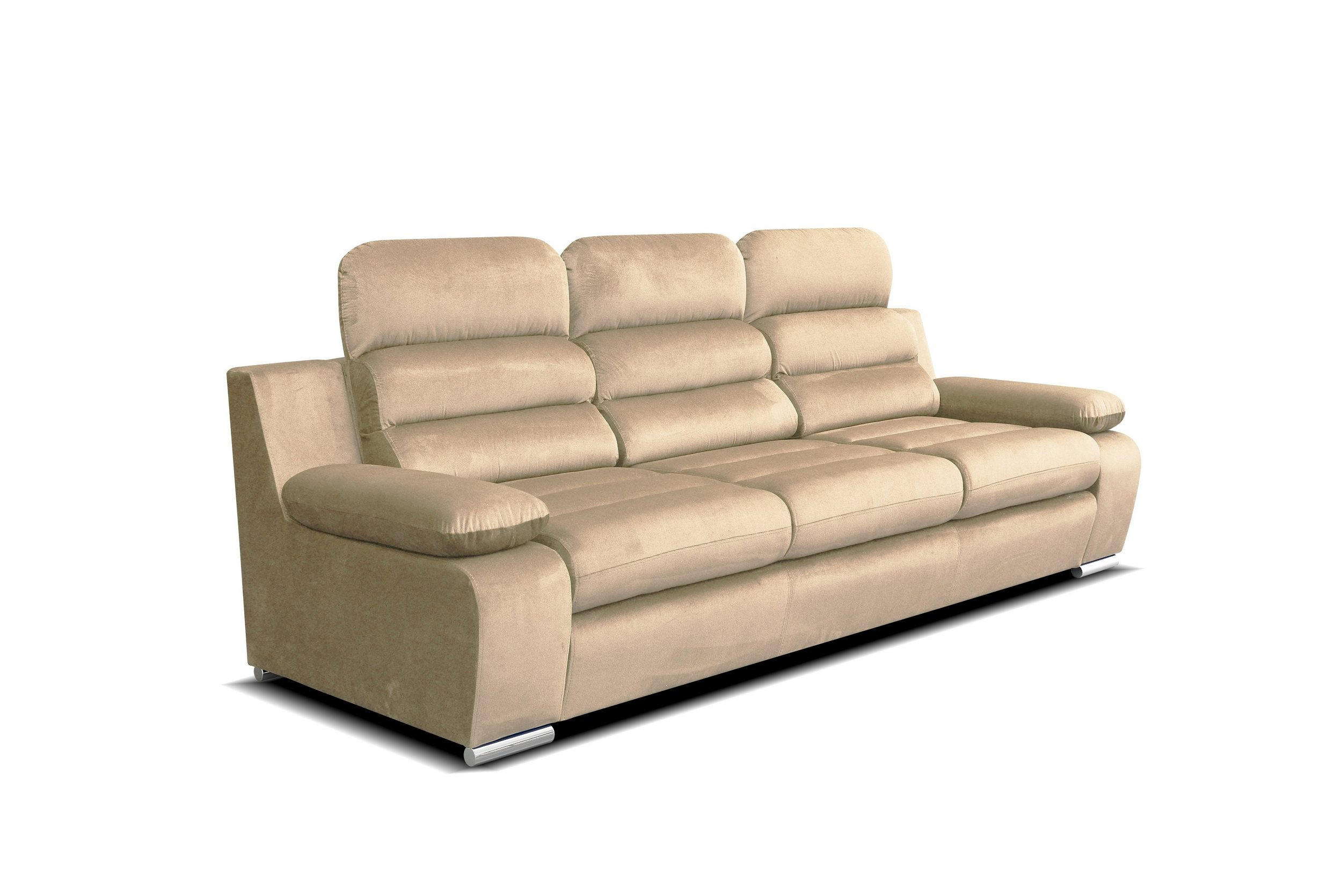 SCHLAFSOFA AMBER Kronos-Stoff Beige - Beige, Holz (238/95/96cm) - Robin