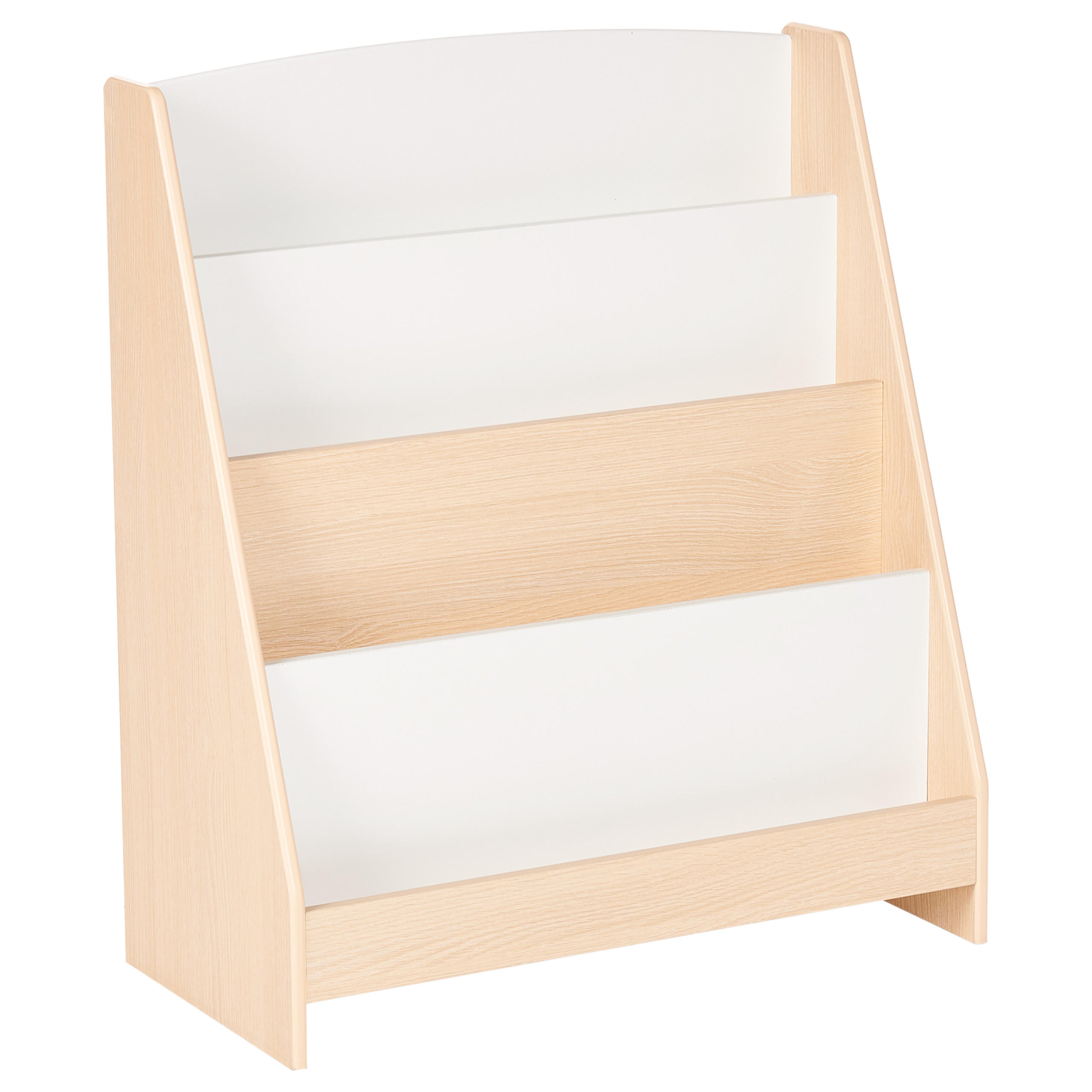 BIBLIOTECĂ cu 4 niveluri 70 cm maro deschisă Liloet
