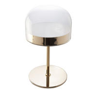 TISCHLEUCHTE Tischleuchte aus Stahl und transparentem Glas Ø24/42 cm - Transparent, Glas/Metall (24/24/42cm) - ANGEL CERDA