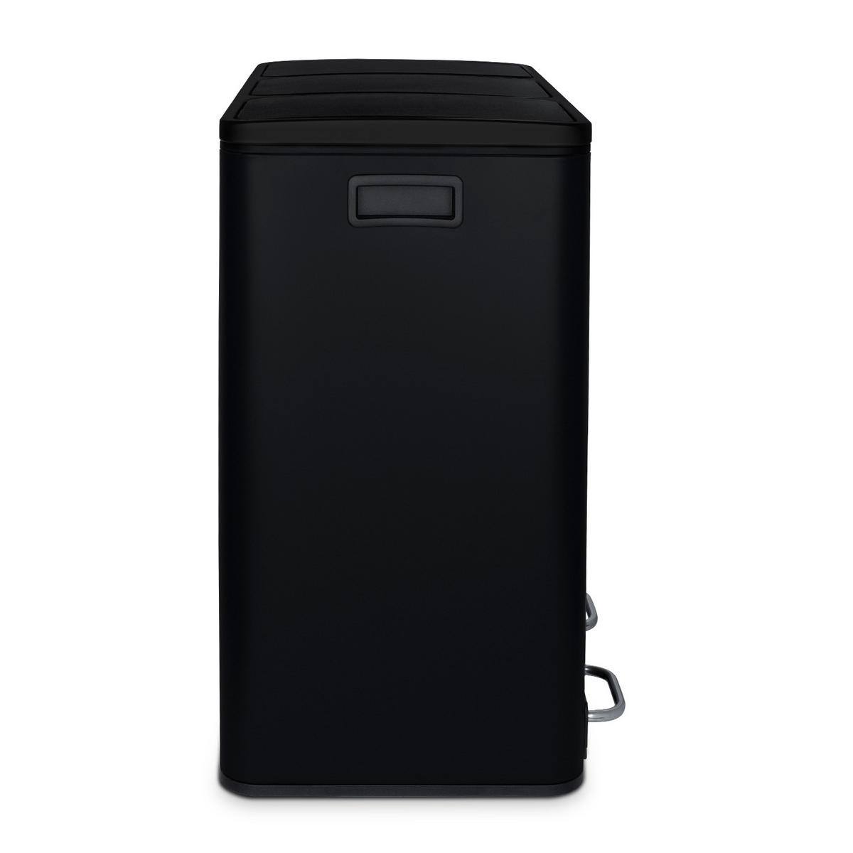 RECYCLINGMÜLLEIMER 54L, 3x18L Behälter, Schwarz N°988 - Schwarz, Metall (61.5/56/34.5cm) - Les Collectors