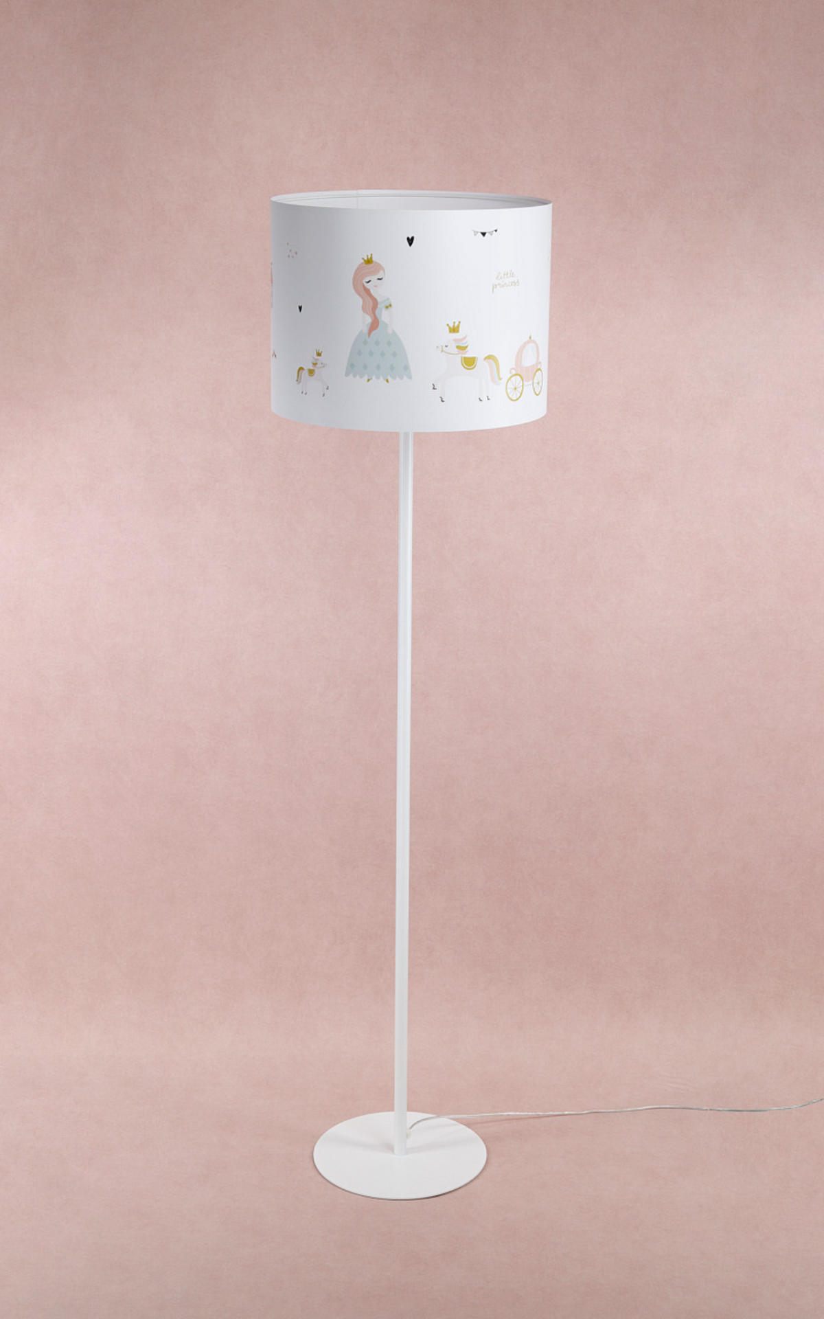 STEHLAMPE Bunt 40/30 cm - Multicolor/Weiß, Kunststoff (30/3.8/30cm) - ONZENO