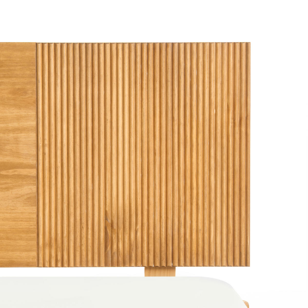 BETT mit Lattenrost 140/200 Kiefernholz Hellbraun Flavignac - Hellbraun/Braun, Holz (140/200cm) - Beliani