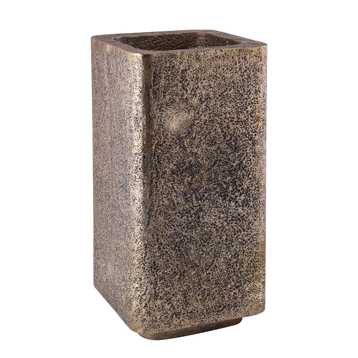 TOPF Indira Gold 48/48/99cm 2er-Set - Goldfarben, Metall (99cm) - PTMD Collection