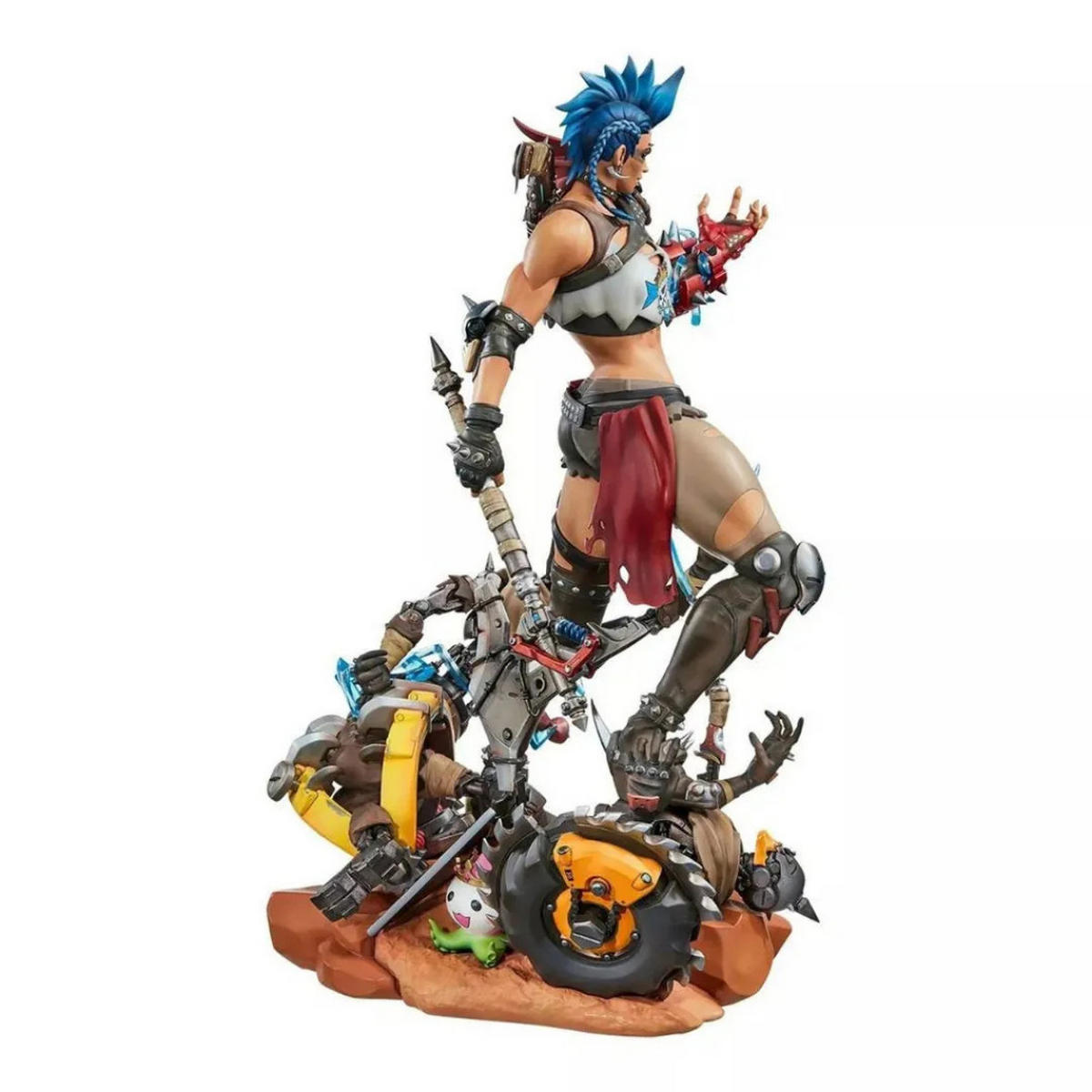 SAMMLERSTATUE Junker Queen 41 cm Premium Figur Gaming Deko - Blau/Schwarz, Kunststoff (26/41.3/25cm) - JUNG