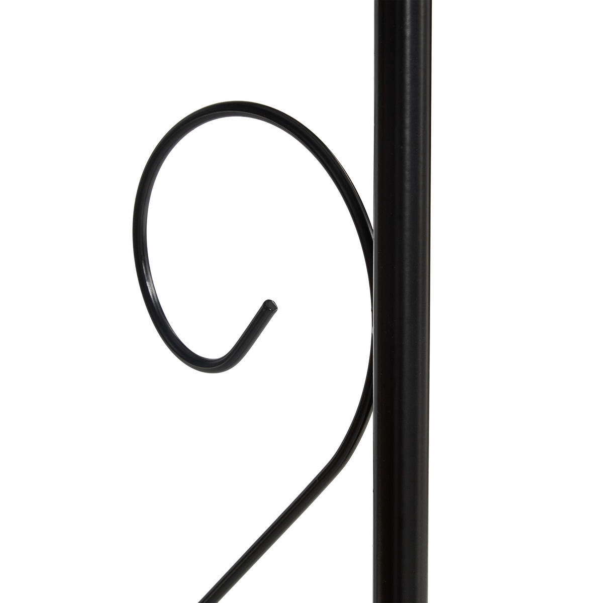 ROSENBOGEN - Schwarz, Metall (120/230/30cm) - Relaxdays