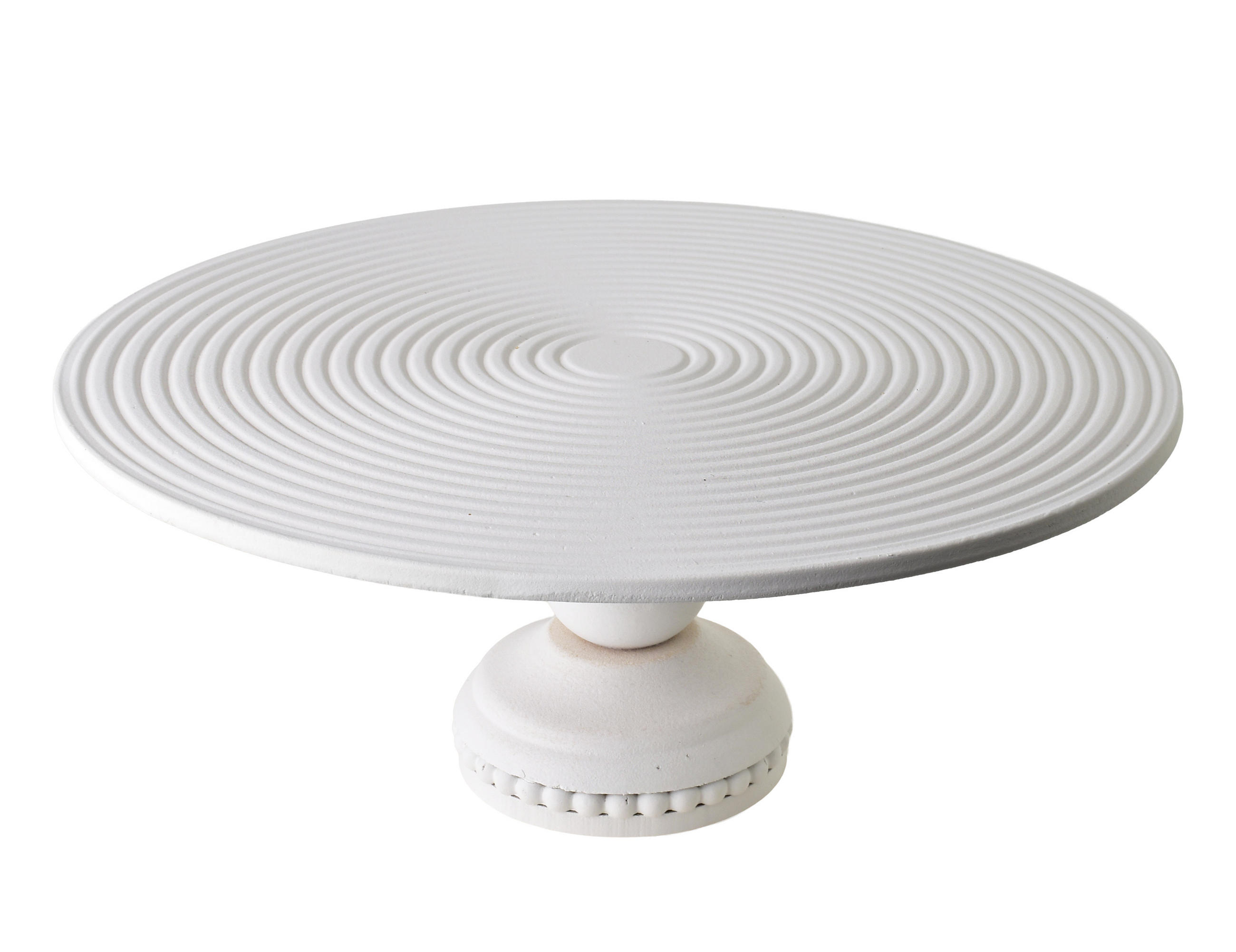 DEKOSCHALE Daz Natur 34/34/14 cm Holz - Weiß, Holz (34/14cm) - Mondex