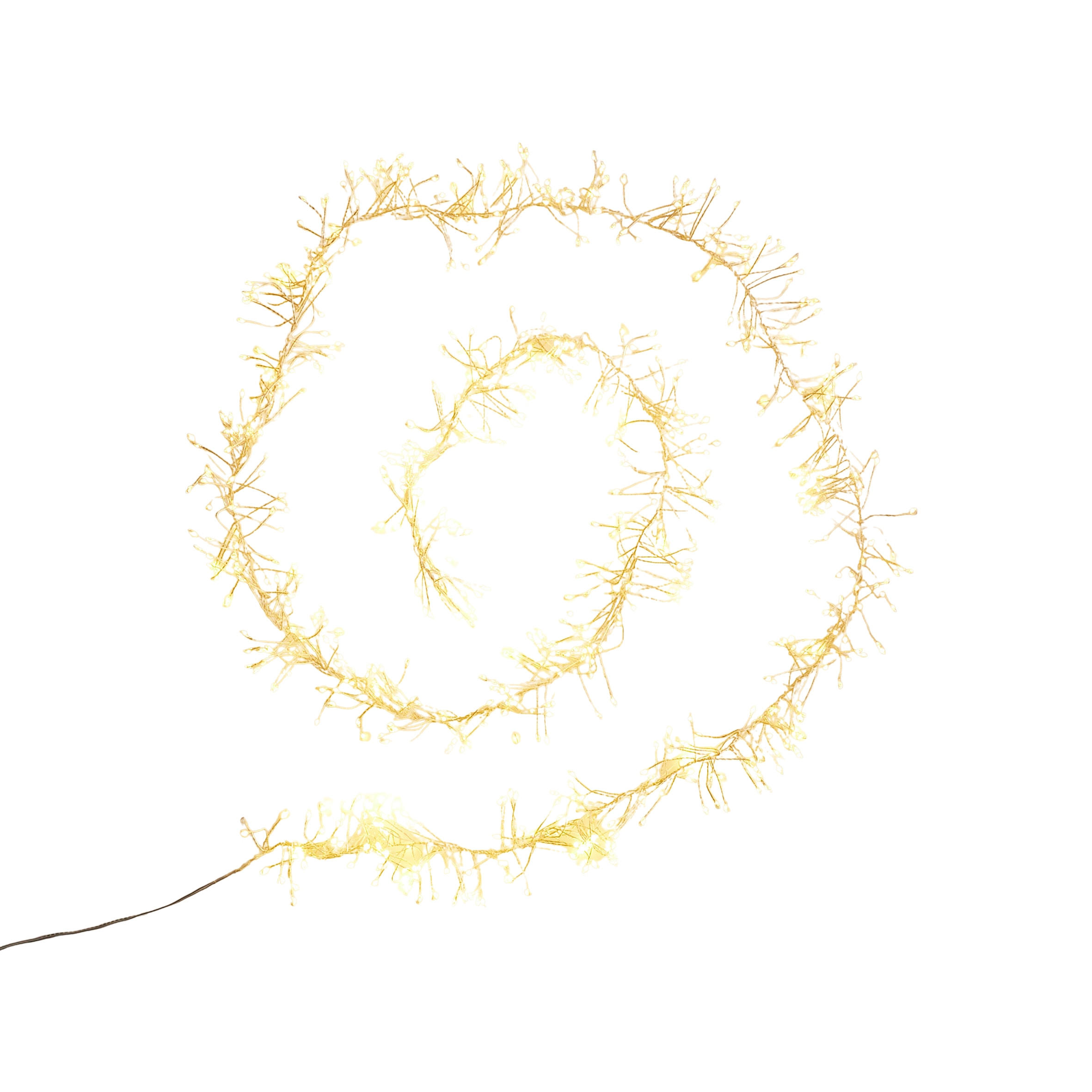 LICHTERKETTE Metwire, Silber, 9x9x500 cm, Dekorative Weihnachtsdeko - Silberfarben, Metall (500cm) - home&you