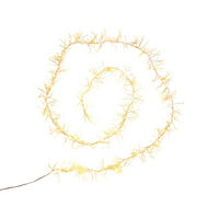 LICHTERKETTE Metwire, Silber, 9x9x500 cm, Dekorative Weihnachtsdeko - Silberfarben, Metall (500cm) - home&you