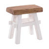 HOCKER VINTAGE 40 Massivholz 06 weiß-landhaus - Weiß, Holz (45/43/27cm) - DESIGN DELIGHTS