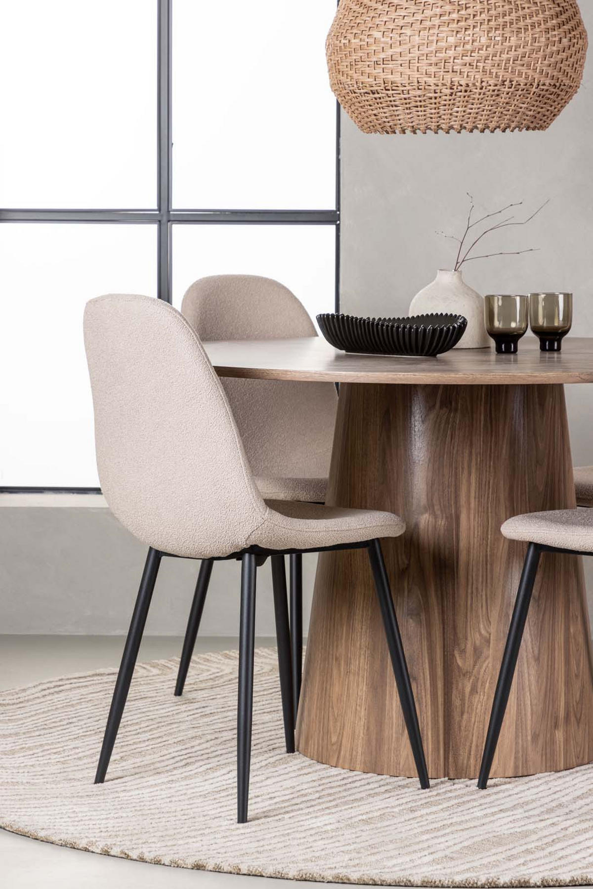 TISCHGRUPPE Natur - Naturfarben, Holzwerkstoff (120/75/120cm) - ebuy24