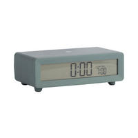 WECKER Berlin LCD with Charger - Grün - 8/4,5 cm - Grün, Kunststoff (8/4/8cm) - Karlsson