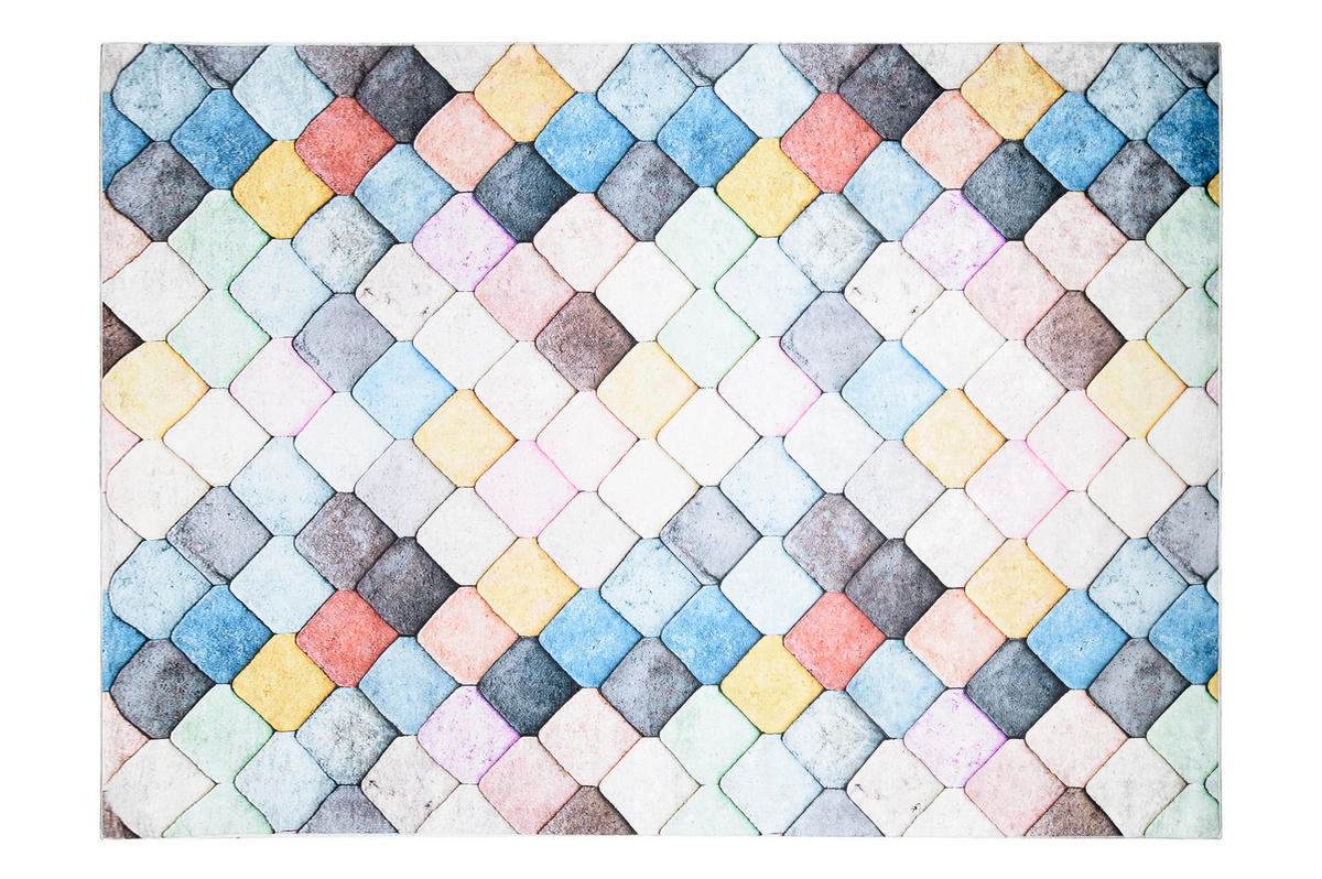 TEPPICH TOSCANA Multicolor 160/230 cm - Multicolor, Textil (160/230cm) - Tapiso