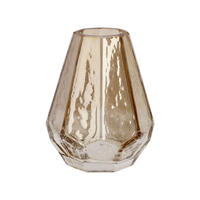 VASE Shiny Sand, Glas, Sand, 12 cm - Beige, Glas (12cm) - Goebel