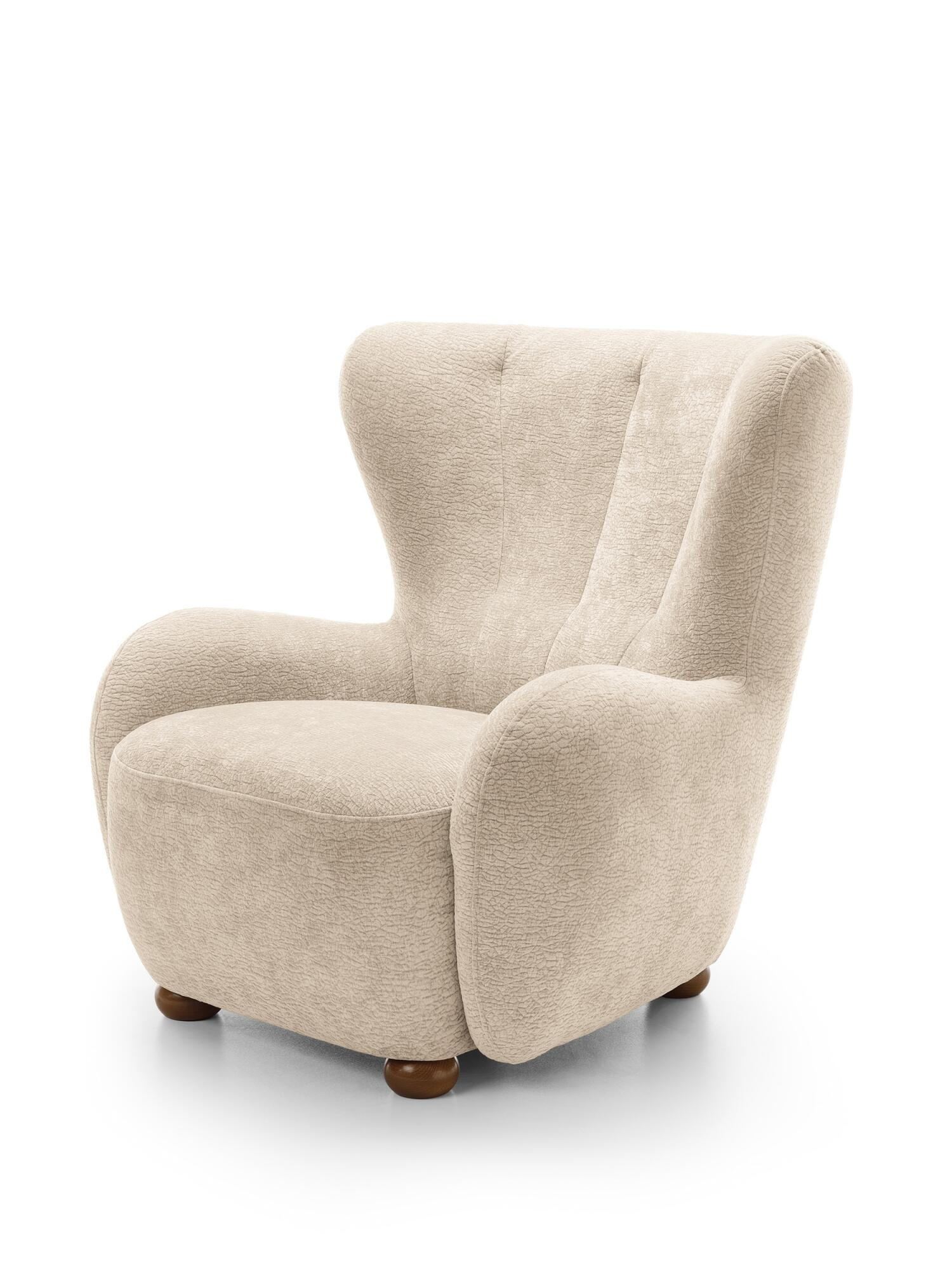 SESSEL CIRO Beige 88x100x91 cm - Beige, Textil (88/91/100cm) - FURNLUX