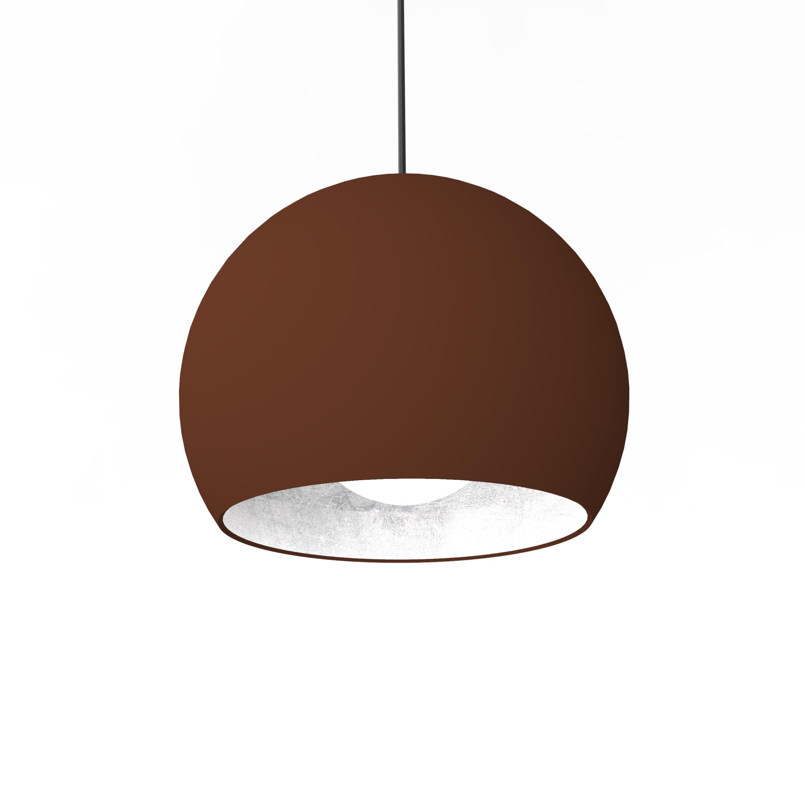 HÄNGELEUCHTE - Braun, Metall (25/25/20cm) - Lumicom
