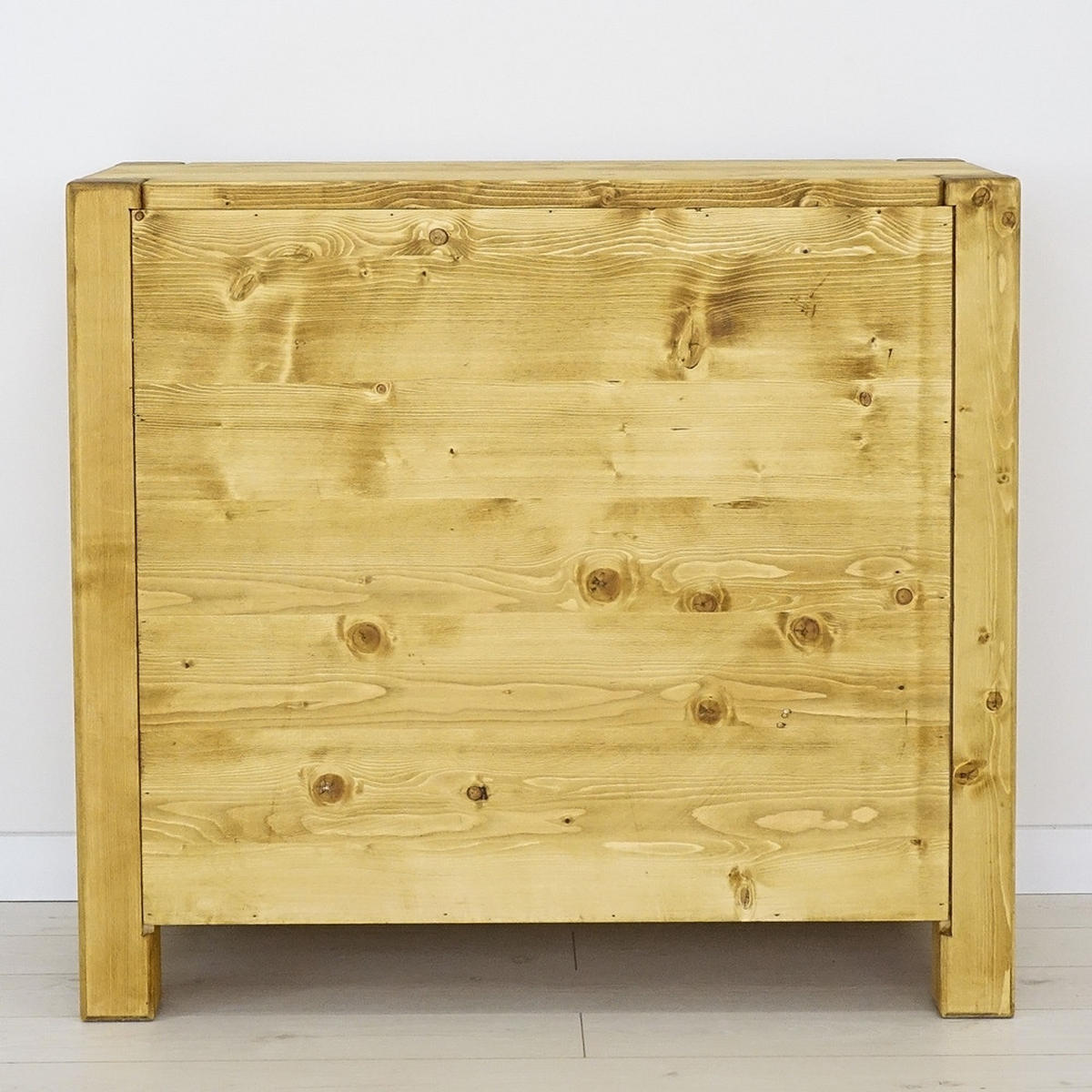 KOMMODE aus Massivholz SARA - Honig, Holz (100/90/48cm) - Seart