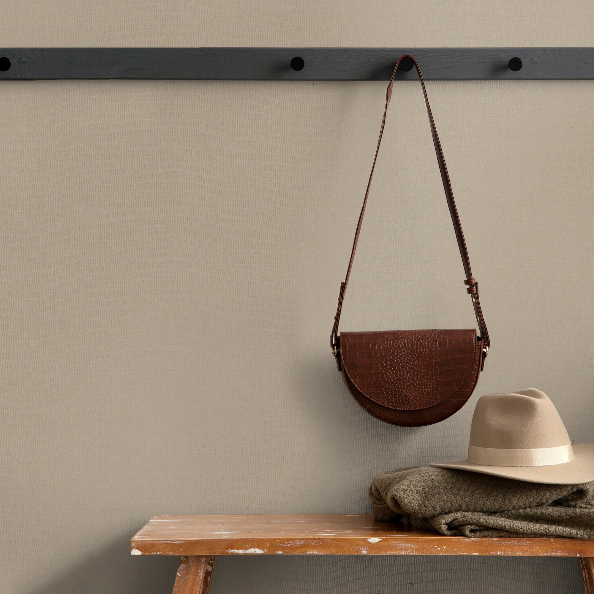 VLIESTAPETE Lovi Taupe - Beige, Papier/Kunststoff (53/1000cm) - Superfresco Easy